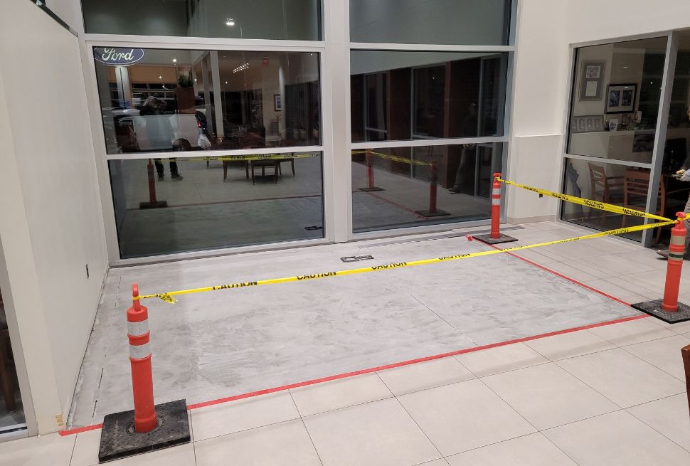 commercial floor removal