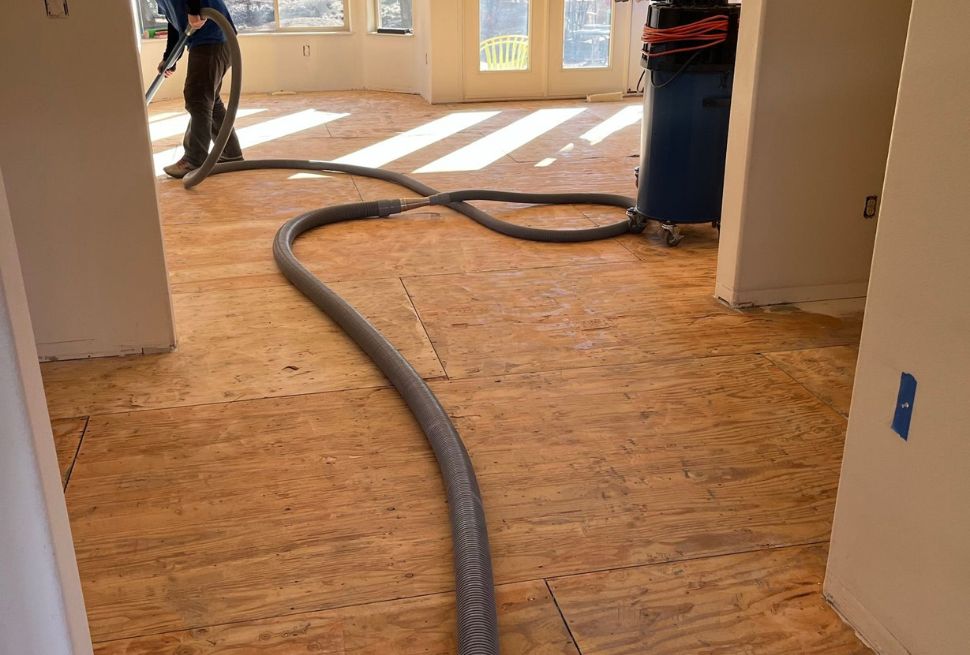 dust-free floor removal